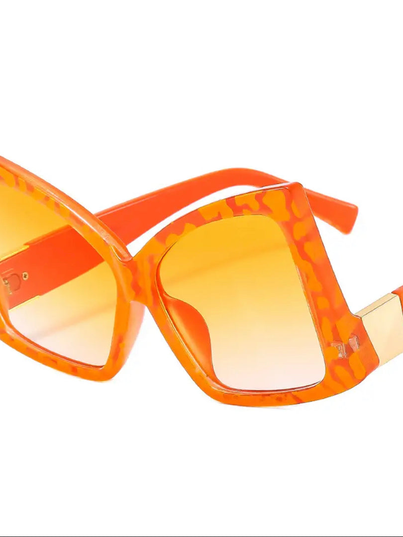 Leopard Cat Eye Sunglasses