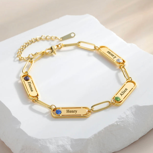 Birthstone Personalized Bracelet