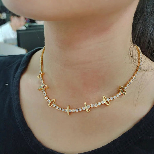Tiff Tennis Necklace