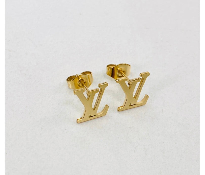 LV Inspired Studs