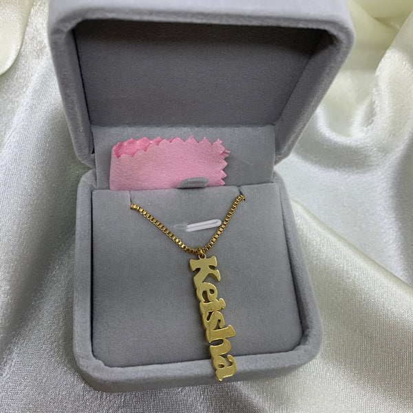 Vertical Classic Name Necklaces