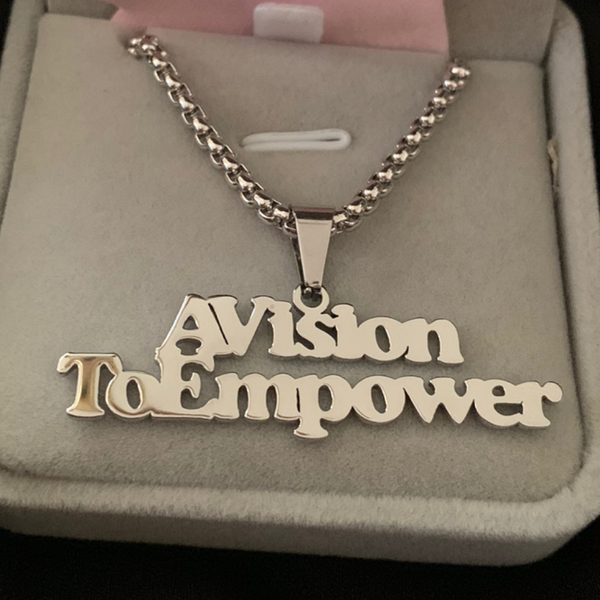 Platinum Plated RYP Necklace