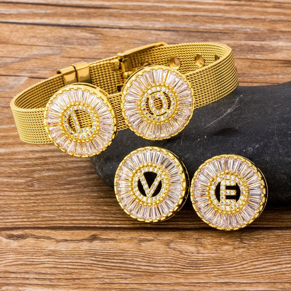 Baguette Watch Style Bracelet