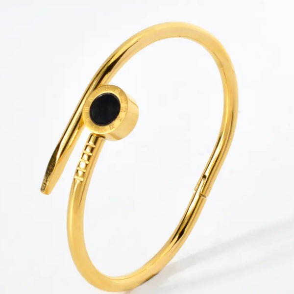 Roman Couple Bangle (Cartier Inspired)