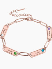 Birthstone Personalized Bracelet
