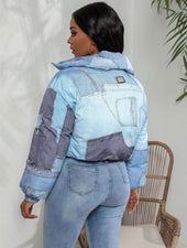 Denim Puffer  (Limited Ed)