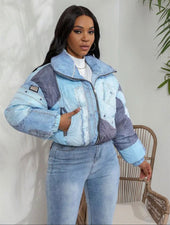 Denim Puffer  (Limited Ed)