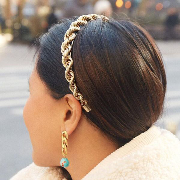 Gold Rope Headband