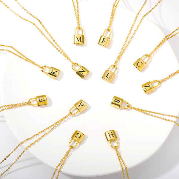 Initial Locket Necklace