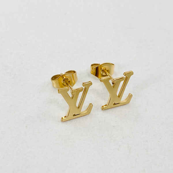 LV Inspired Studs