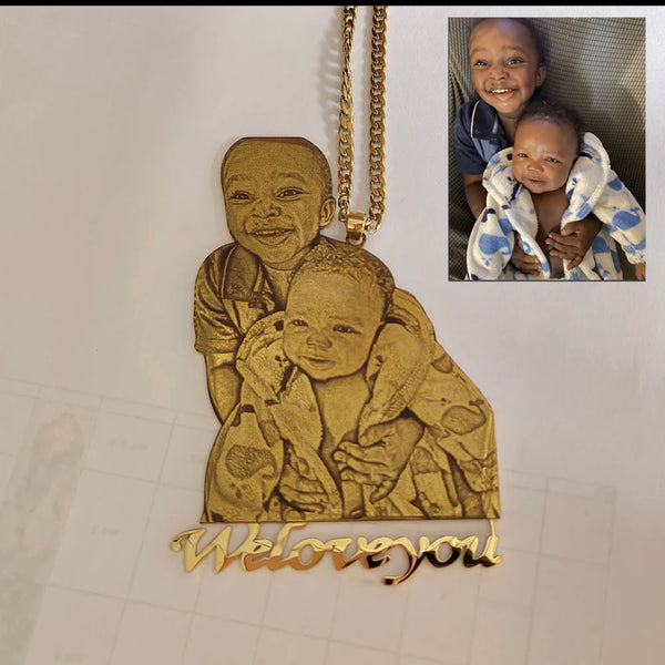 Custom Photo Necklace