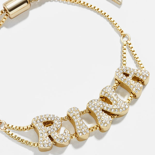 Bubble Name Bracelet
