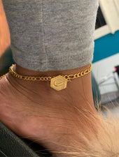 Classic Initial Anklets