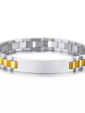 Men Personalized ID Bracelet