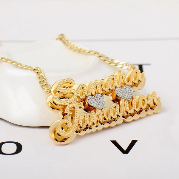 3-D Classic Name Necklace