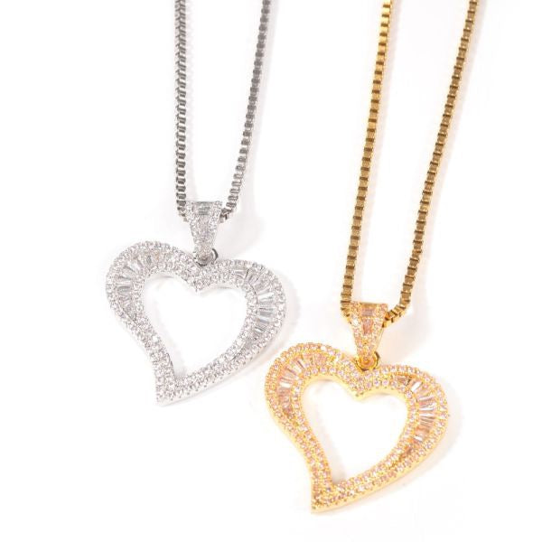 Open Heart Necklace