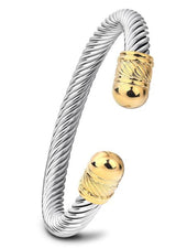 Twisting Line Bangles