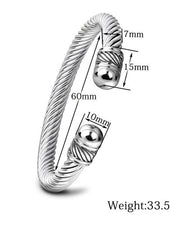 Twisting Line Bangles