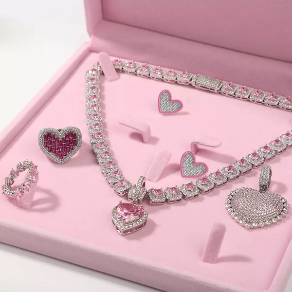Heart Jewelry Set