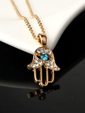 Hamsa Gold Necklace - Gang of Chains
