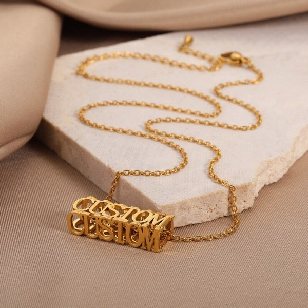 Hollow Cube Necklace