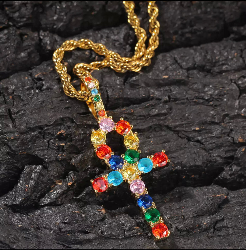 Multicolor Ankh